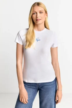 Rich & Royal T-Shirt Im Bodycon-Fit<Damen T-Shirts