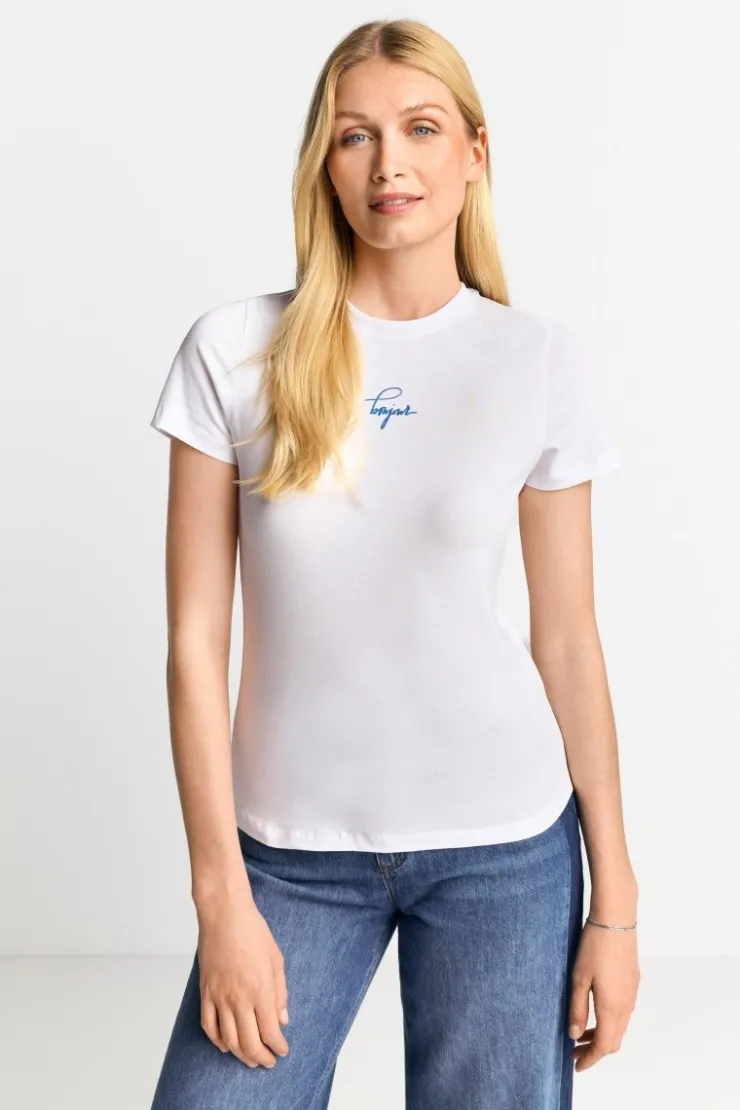 Rich & Royal T-Shirt Im Bodycon-Fit<Damen T-Shirts
