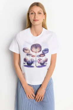 Rich & Royal T-Shirt Mit Crew-Neck<Damen T-Shirts