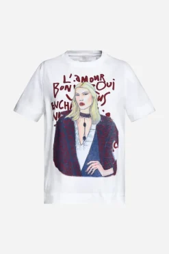 Rich & Royal T-Shirt Mit Fashion-Illustration<Damen T-Shirts