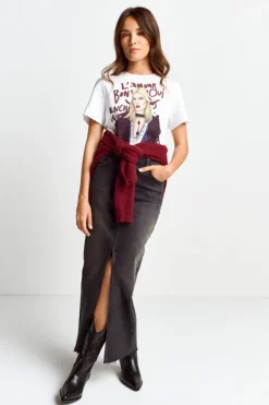 Rich & Royal T-Shirt Mit Fashion-Illustration<Damen T-Shirts