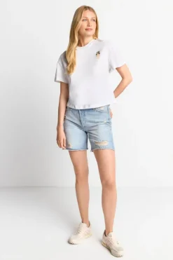 Rich & Royal T-Shirt Mit Frida Kahlo-Applikation<Damen T-Shirts