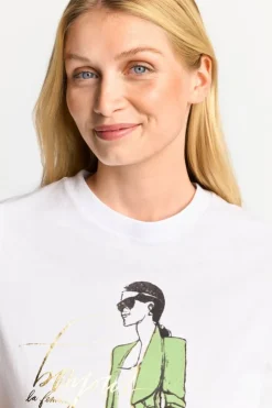 Rich & Royal T-Shirt Mit Illustrations-Print<Damen T-Shirts