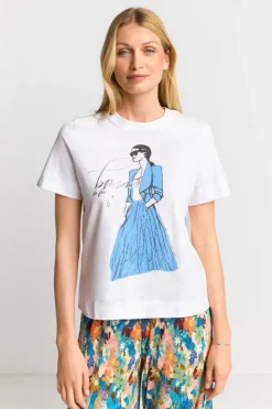 Rich & Royal T-Shirt Mit Illustrations-Print<Damen T-Shirts