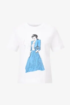 Rich & Royal T-Shirt Mit Illustrations-Print<Damen T-Shirts