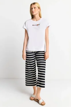 Rich & Royal T-Shirt Mit Strass-Applikationen<Damen T-Shirts