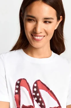 Rich & Royal T-Shirt Mit Strassdetails<Damen T-Shirts
