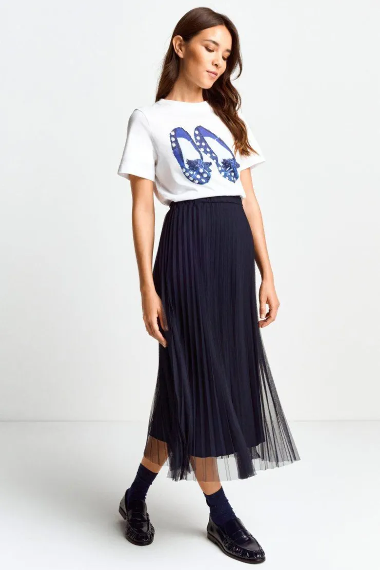 Rich & Royal T-Shirt Mit Strassdetails<Damen T-Shirts