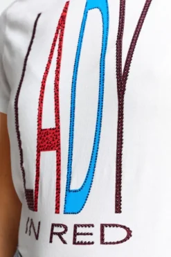 Rich & Royal T-Shirt Mit Strass-Schriftzug<Damen T-Shirts