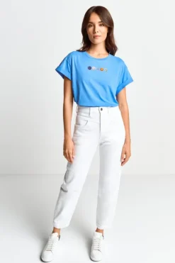 Rich & Royal T-Shirt Mit Strass-Smileys<Damen T-Shirts
