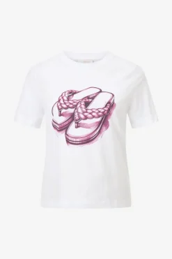 Rich & Royal T-Shirt Mit Strassverziertem Print<Damen T-Shirts