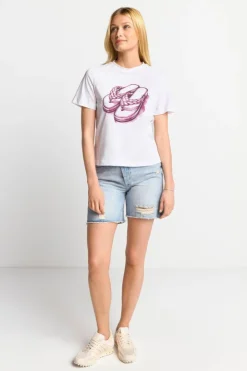 Rich & Royal T-Shirt Mit Strassverziertem Print<Damen T-Shirts