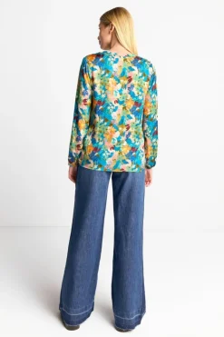 Rich & Royal V-Neck-Bluse Mit Knöpfen<Damen Casual Blusen