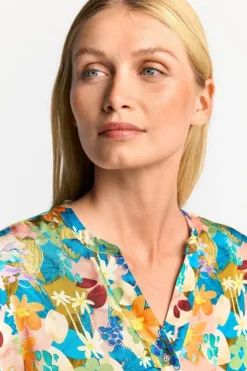 Rich & Royal V-Neck-Bluse Mit Knöpfen<Damen Casual Blusen