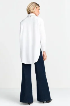 Rich & Royal Weiße Oversize-Bluse<Damen Casual Blusen|Business Blusen