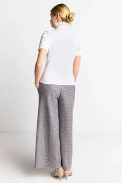 Rich & Royal Weißes T-Shirt Mit Frill-Kragen<Damen T-Shirts