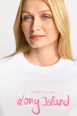 Rich & Royal Weißes T-Shirt Mit Schriftzug<Damen T-Shirts